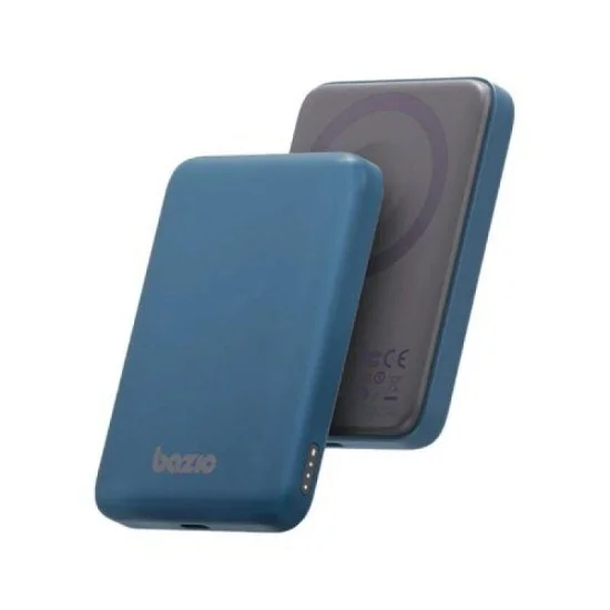 Bazic Gopower Snap 5K, 3In1 5000Mah Wireless Powerbank With Apple Watch Charger - Blue
